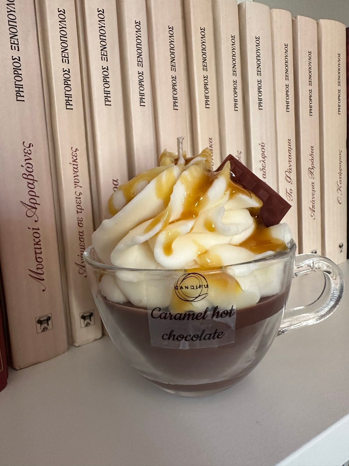 Caramel hot chocolate