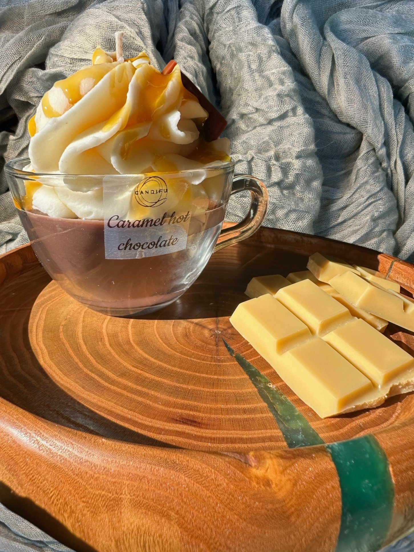 Caramel hot chocolate