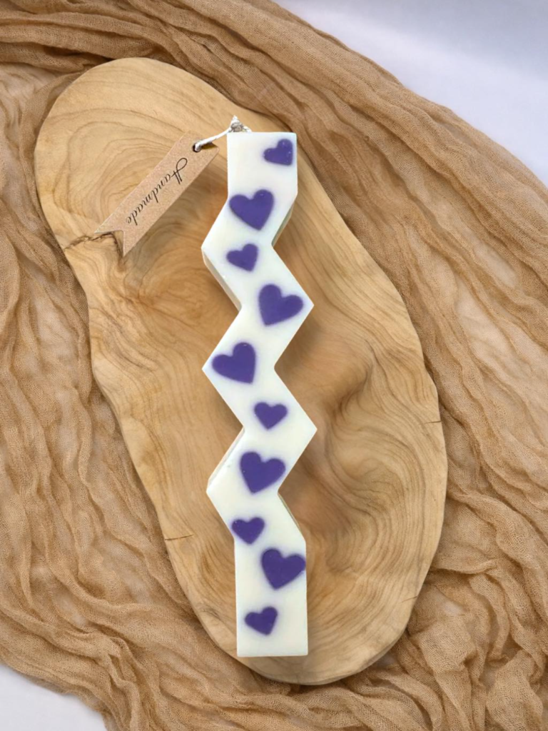 Πασχαλινή λαμπάδα Purple Serenity