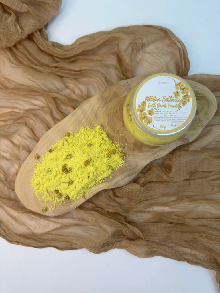 Golden Serenity Bath Bomb Powder