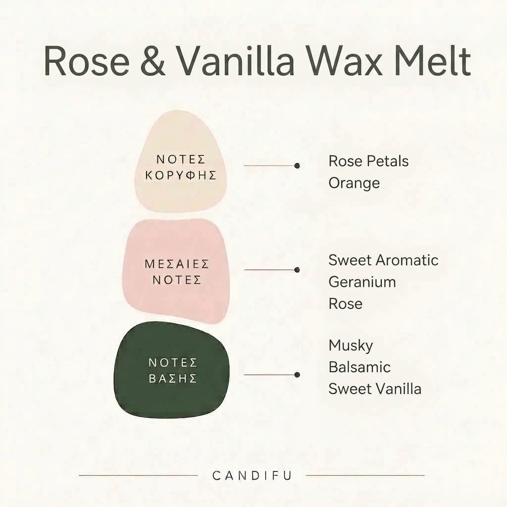 Rose & Vanilla Wax Melt
