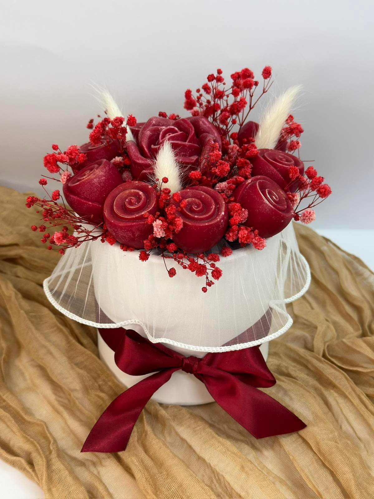 Roses - Χειροποίητη Σύνθεση Φυτικών Κεριών