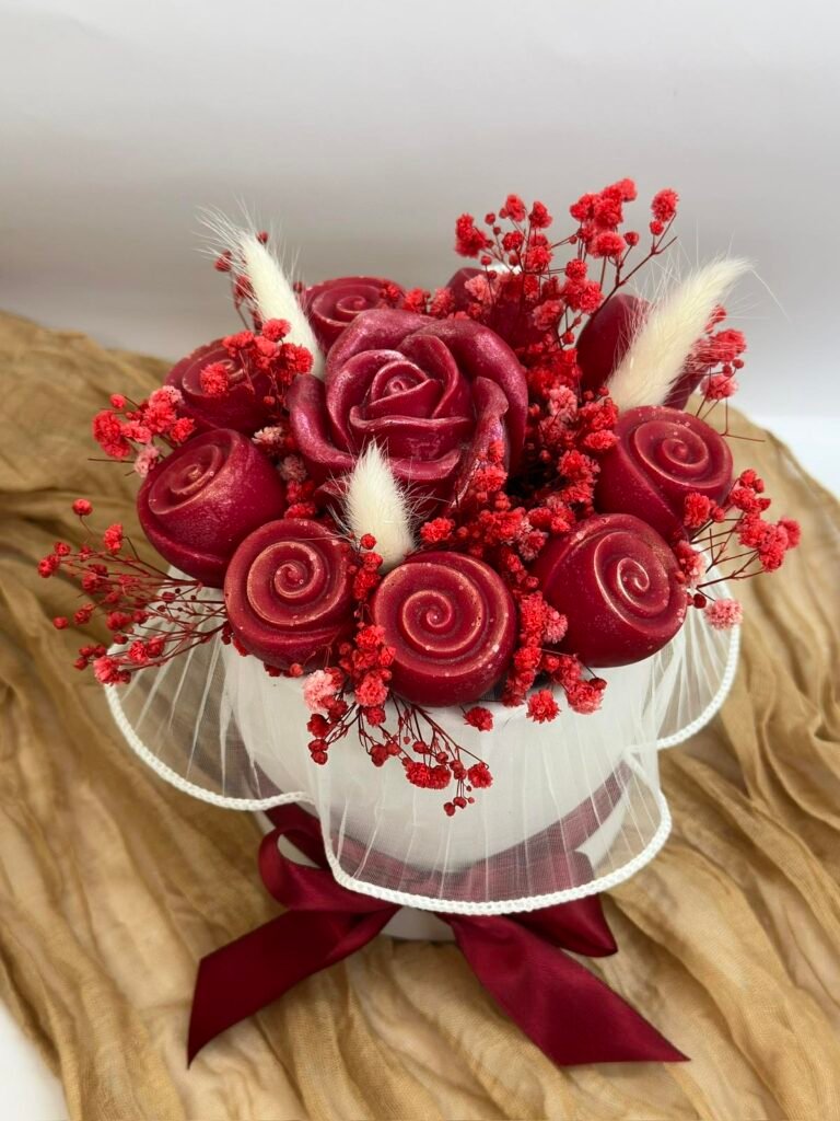 Roses - Χειροποίητη Σύνθεση Φυτικών Κεριών