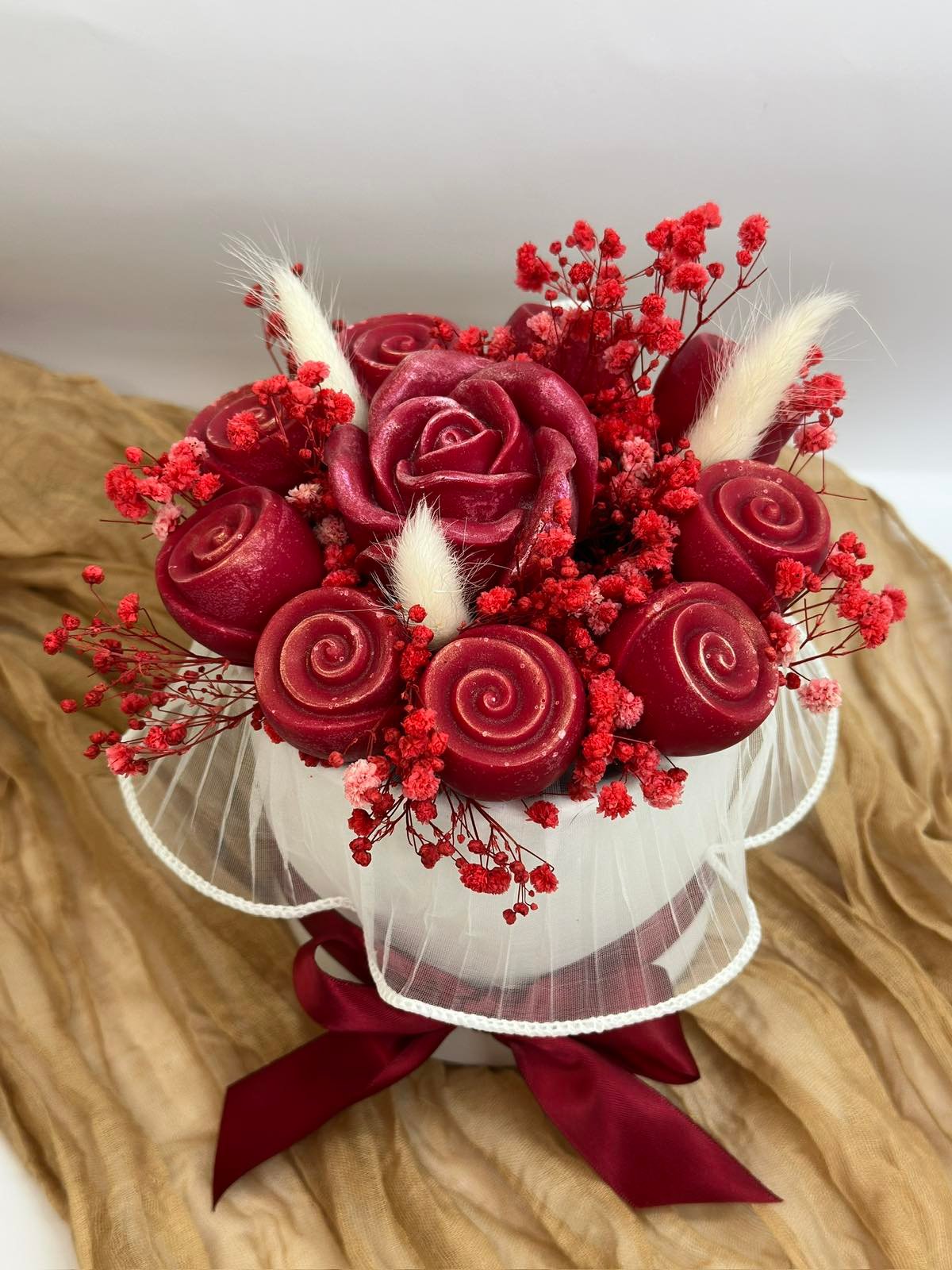 Roses - Χειροποίητη Σύνθεση Φυτικών Κεριών