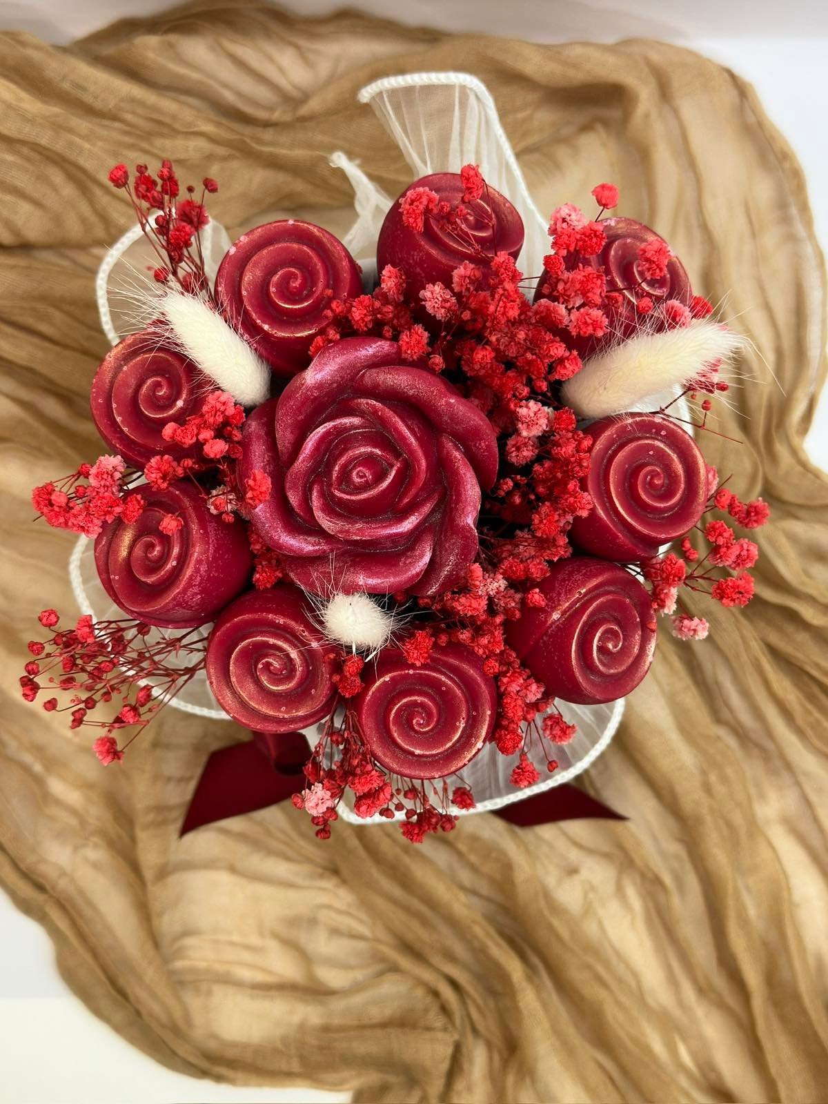 Roses - Χειροποίητη Σύνθεση Φυτικών Κεριών