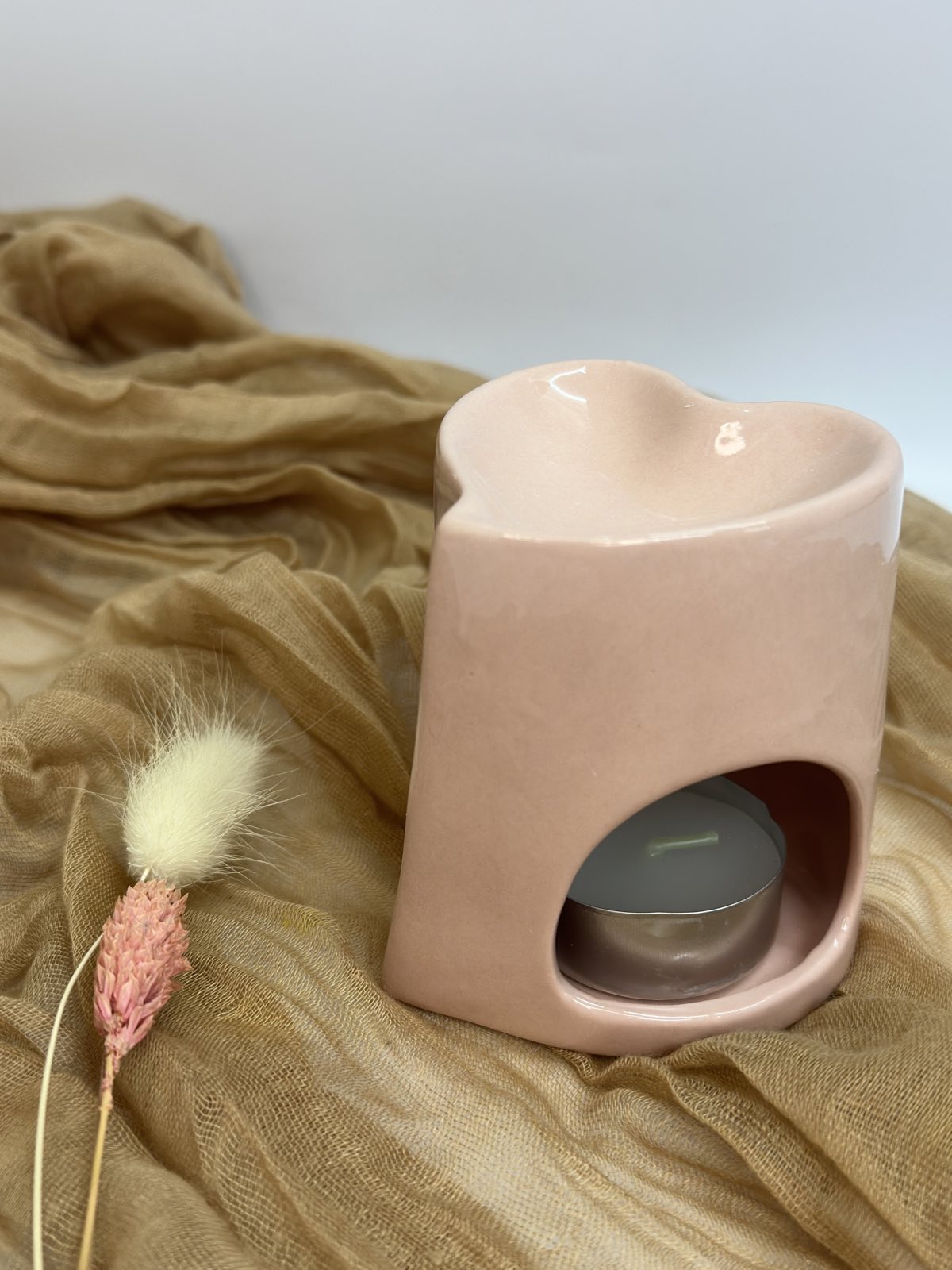 Κεραμικός Αρωματιστής Ροζ Καρδιά