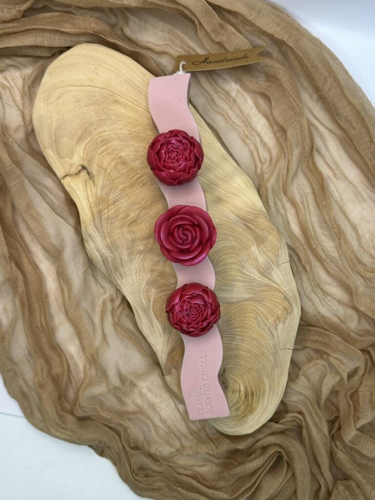 Πασχαλινή Λαμπάδα Λουλούδια