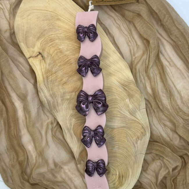 Πασχαλινή Λαμπάδα Φιογκάκια