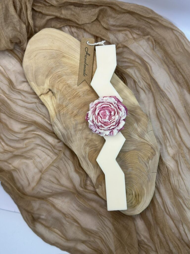 Πασχαλινή Λαμπάδα Παιώνια