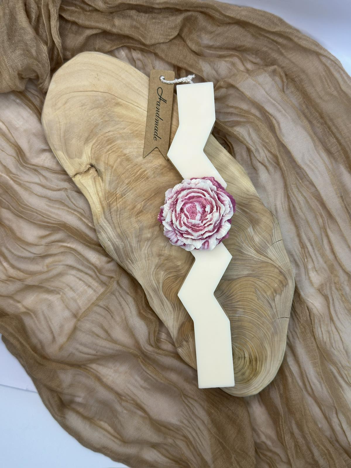 Πασχαλινή Λαμπάδα Παιώνια